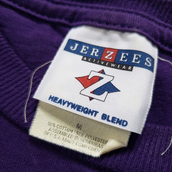 Vintage 90s Y2K Alien Final Answer Roswell NM Size Medium Mens Purple T-Shirt - Picture 3 of 5